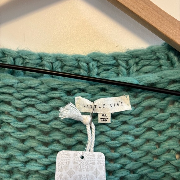 ANTHROPOLOGIE Little Lies Mae Colorblock Cardigan - Picture 3 of 5